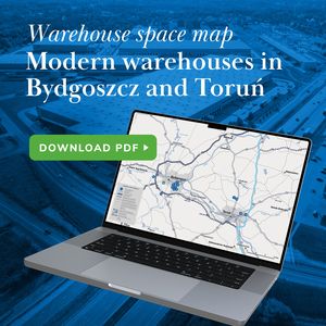 Warehouse space map - Modern warehouses in Bydgoszcz and Toruń