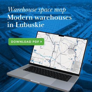 Warehouse space map - Modern warehouses in Lubuskie