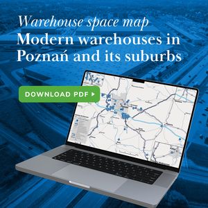 Warehouse space map - Modern warehouses in Poznań and its suburbs