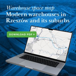 Warehouse space map - Modern warehouses in Rzeszów and its suburbs