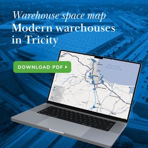 Warehouse space map - Modern warehouses in Tricity
